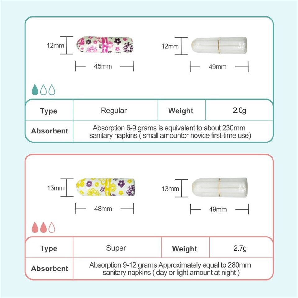 organic tampons regular and super(232)