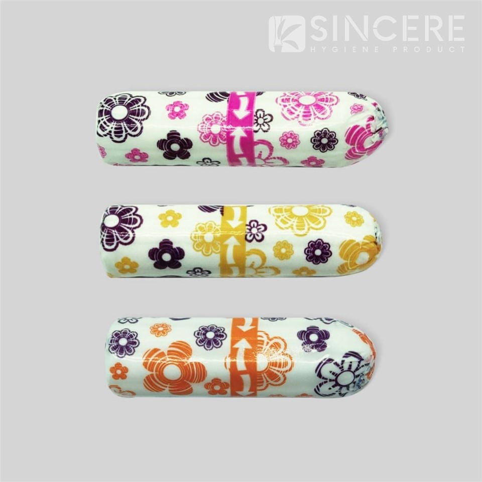 Organic Cotton Tampons With Plastic Applicator