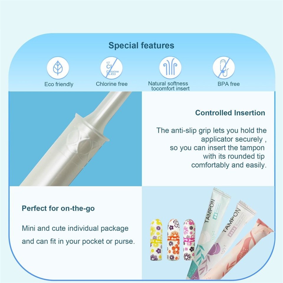 organic tampons regular and super(2325)